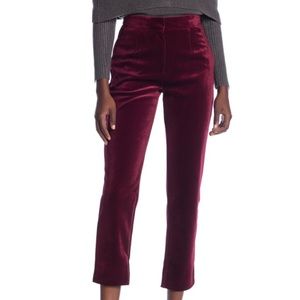 Romeo and Juliet couture straight leg velvet pants